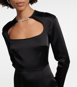 Christopher Kane Cutout embellished midi dress