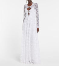 Christopher Kane Embellished cutout lace gown