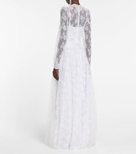 Christopher Kane Embellished cutout lace gown