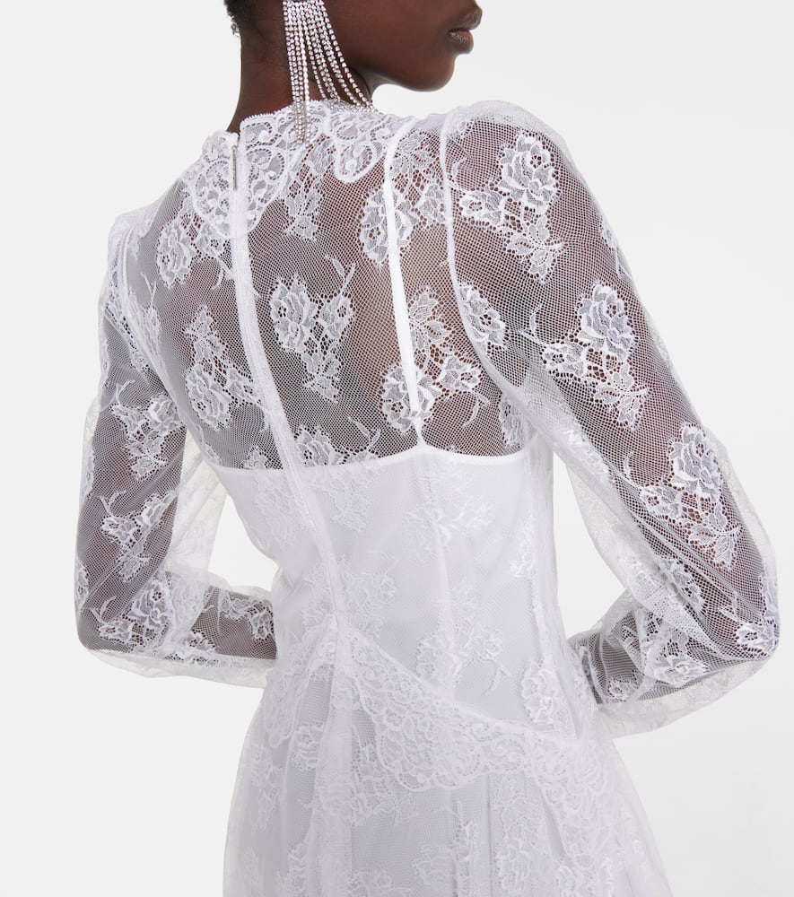 Christopher Kane Embellished cutout lace gown