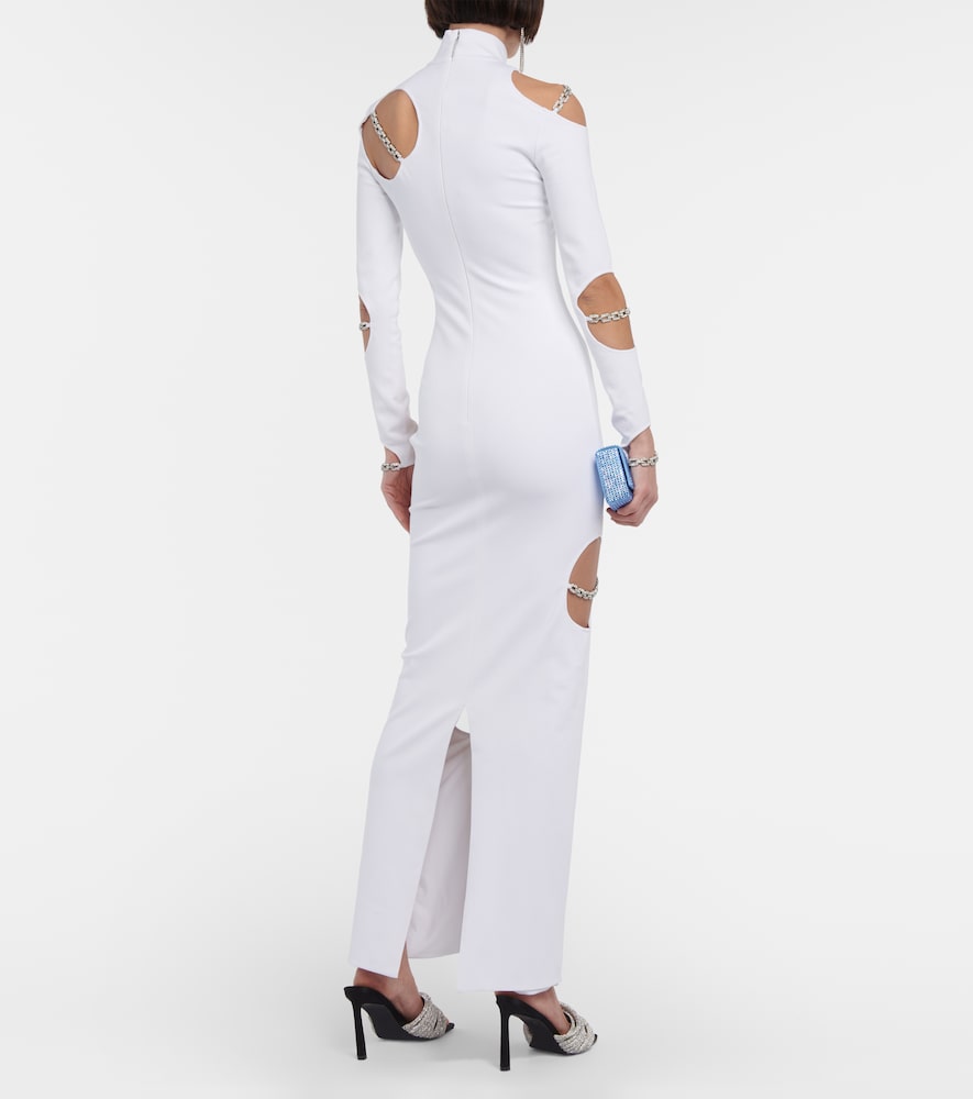 Christopher Kane Embellished cutout maxi dress
