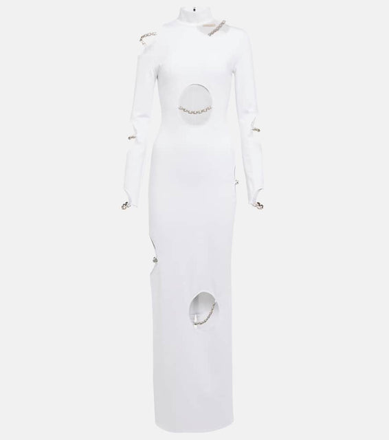 Christopher Kane Embellished cutout maxi dress