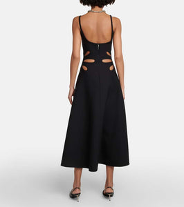 Christopher Kane Petal cutout midi dress