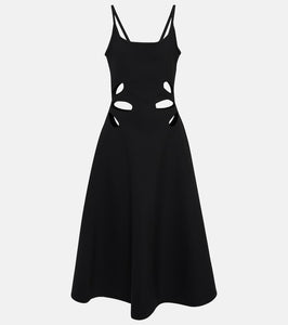 Christopher Kane Petal cutout midi dress