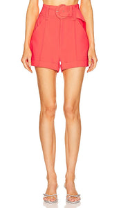 Cinq a Sept Aldi Short in Coral - Short Aldi Cinq à Sept en Corail - Cinq a Sept Aldi 珊瑚色短裤 - Cinq a Sept Aldi Short in Coral - Cinq a Sept Aldi 쇼츠 - Cinq a Sept Aldi Corto in corallo