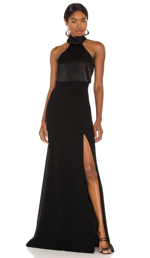 Cinq a Sept Alexandra Gown in Black - Robe Cinq à Sept Alexandra en Noir - Cinq a Sept Alexandra 黑色礼服 - Cinq a Sept Alexandra Kleid in Schwarz - Cinq a Sept Alexandra 가운 블랙 색상 - Abito Cinq a Sept Alexandra in nero