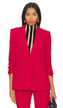 Cinq a Sept Crepe Khloe Blazer in Red