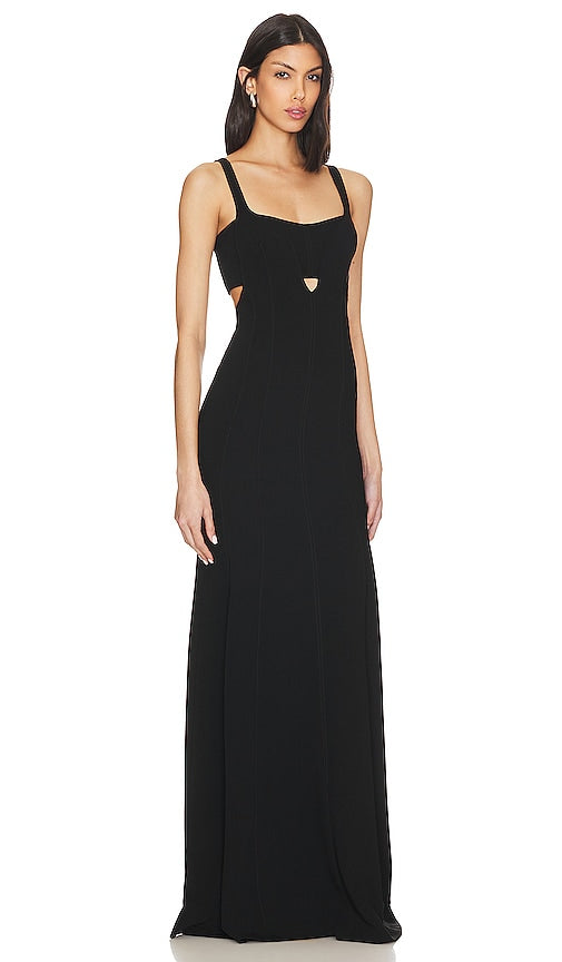 Cinq a Sept Liliane Gown in Black