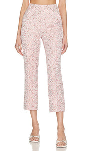 Cinq a Sept Porter Pant in Pink - Pantalon Porter Cinq à Sept en Rose - Cinq a Sept Porter 粉色长裤 - Cinq a Sept Porter Hose in Rosa - Cinq a Sept 포터 팬츠 - Pantaloni Cinq a Sept Porter in rosa