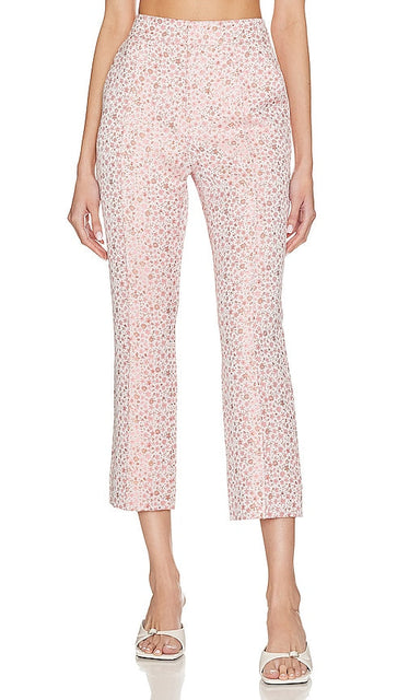 Cinq a Sept Porter Pant in Pink - Pantalon Porter Cinq à Sept en Rose - Cinq a Sept Porter 粉色长裤 - Cinq a Sept Porter Hose in Rosa - Cinq a Sept 포터 팬츠 - Pantaloni Cinq a Sept Porter in rosa