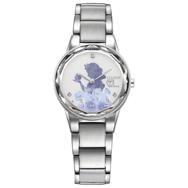 Citizen Eco-Drive Disney Snow White Silver-Tone Watch | 30mm | GA1070-53W