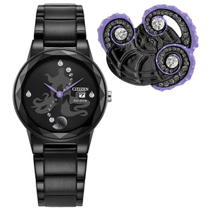 Citizen Eco-Drive Disney Villains Ursula Watch and Pin Box Set | 30mm | GA1075-68W
