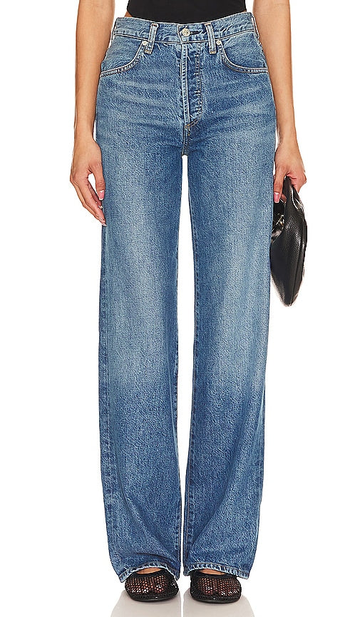 Citizens of Humanity Annina Wide Leg in Blue - Citizens of Humanity Annina jambe large en bleu - 人类公民安妮娜蓝色阔腿裤 - Citizens of Humanity Annina mit weitem Bein in Blau - Citizens of Humanity Annina 와이드 레그 블루 색상 - Cittadini dell'Umanità Annina Gamba Larga in Blu