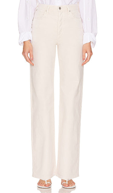 Citizens of Humanity Annina Wide Leg in Ivory - Pantalon large Annina de Citizens of Humanity en ivoire - 人类公民 Annina 象牙阔腿 - Citizens of Humanity Annina mit weitem Bein in Elfenbein - Citizens of Humanity Annina 아이보리 와이드 레그 - Citizens of Humanity Annina Gamba Larga in Avorio