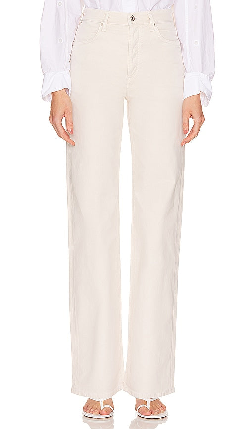Citizens of Humanity Annina Wide Leg in Ivory - Pantalon large Annina de Citizens of Humanity en ivoire - 人类公民 Annina 象牙阔腿 - Citizens of Humanity Annina mit weitem Bein in Elfenbein - Citizens of Humanity Annina 아이보리 와이드 레그 - Citizens of Humanity Annina Gamba Larga in Avorio