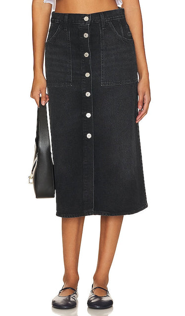 Citizens of Humanity Anouk Skirt in Black - Jupe Anouk de Citizens of Humanity en noir - 人类公民 Anouk 黑色裙子 - Citizens of Humanity Anouk Rock in Schwarz - Citizens of Humanity 아누크 스커트 - Gonna Anouk di Citizens of Humanity in nero