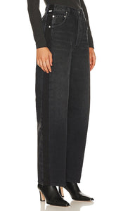 Citizens of Humanity Ayla Baggy Crop in Black