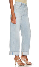 Citizens of Humanity Ayla Baggy Cuffed Crop in Blue
