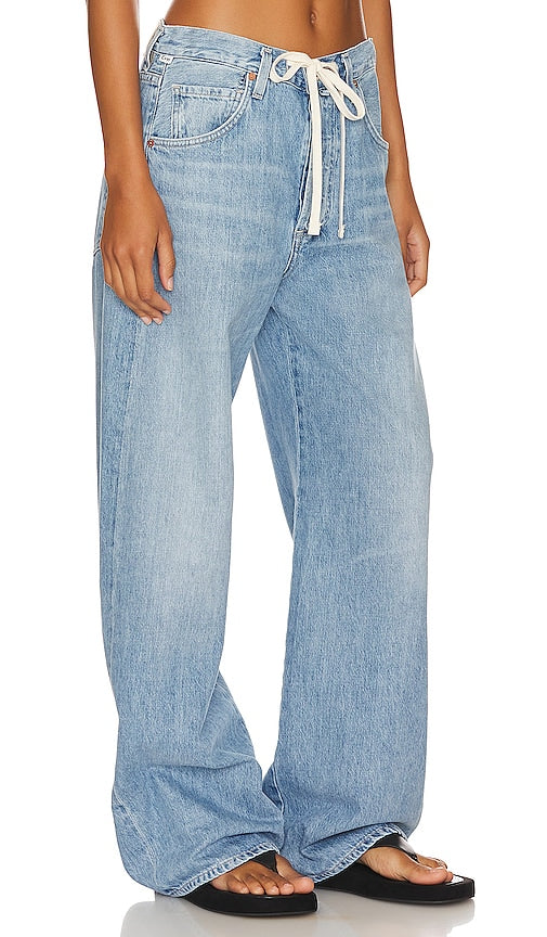 Citizens of Humanity Brynn Drawstring Trouser in Blue