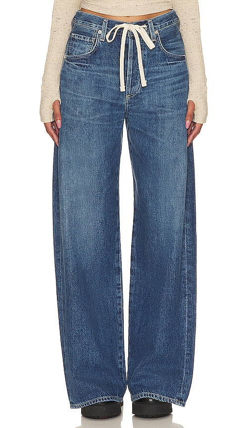 Citizens of Humanity Brynn Trouser in Blue - Pantalon Brynn de Citizens of Humanity en bleu - 人类公民布林蓝色长裤 - Citizens of Humanity Brynn-Hose in Blau - Citizens of Humanity 블루 컬러의 Brynn 바지 - Pantaloni Brynn di Citizens of Humanity in blu