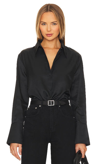 Citizens of Humanity Camilia Shirt in Black - Chemise Camilia de Citizens of Humanity en noir - 人类公民卡米莉亚黑色衬衫 - Citizens of Humanity Camilia-Shirt in Schwarz - Citizens of Humanity Camilia 셔츠 블랙 색상 - Camicia Camilia di Citizens of Humanity in nero