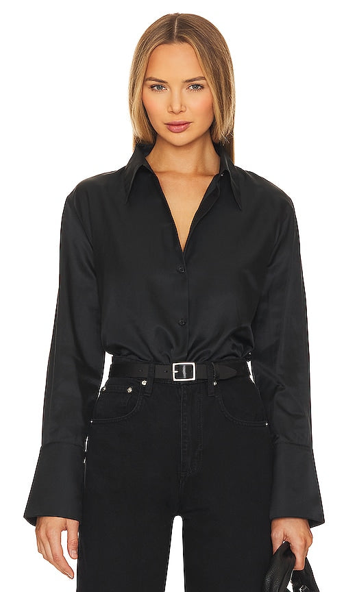 Citizens of Humanity Camilia Shirt in Black - Chemise Camilia de Citizens of Humanity en noir - 人类公民卡米莉亚黑色衬衫 - Citizens of Humanity Camilia-Shirt in Schwarz - Citizens of Humanity Camilia 셔츠 블랙 색상 - Camicia Camilia di Citizens of Humanity in nero