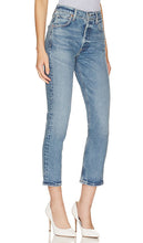 Citizens of Humanity Charlotte Crop High Rise Straight in Blue