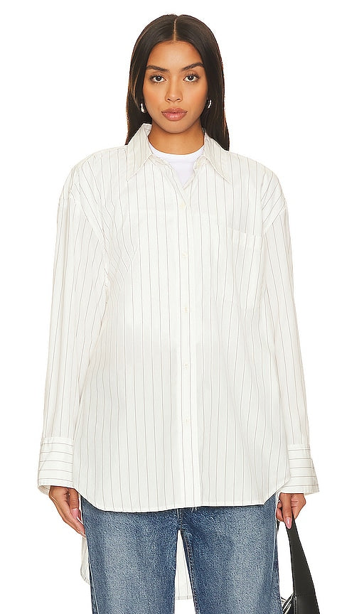 Citizens of Humanity Cocoon Shirt in White - Chemise cocon Citizens of Humanity en blanc - 人类公民白色茧形衬衫 - Citizens of Humanity Cocoon Shirt in Weiß - Citizens of Humanity 코쿤 셔츠 화이트 색상 - Camicia Cocoon di Citizens of Humanity in bianco