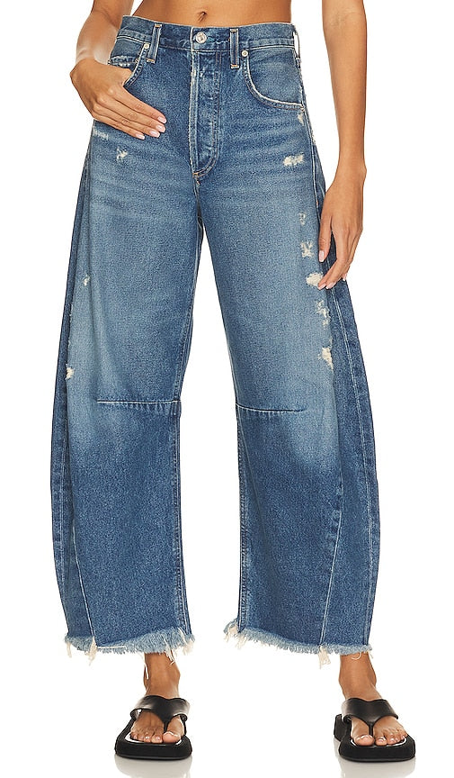 Citizens of Humanity Horseshoe Jean in Blue - Jean fer à cheval Citizens of Humanity en bleu - 人类公民蓝色马蹄牛仔裤 - Citizens of Humanity Horseshoe Jeans in Blau - Citizens of Humanity 블루 호스슈 진 - Jeans a ferro di cavallo di Citizens of Humanity in blu