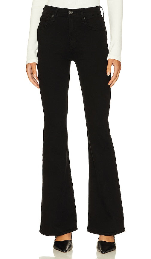 Citizens of Humanity Isola Flare in Black - Citizens of Humanity Isola Flare en noir - 黑色的人类公民伊索拉耀斑 - Citizens of Humanity Isola Flare in Schwarz - Citizens of Humanity Isola 플레어 블랙 색상 - Cittadini dell'Umanità Isola Flare in Nero