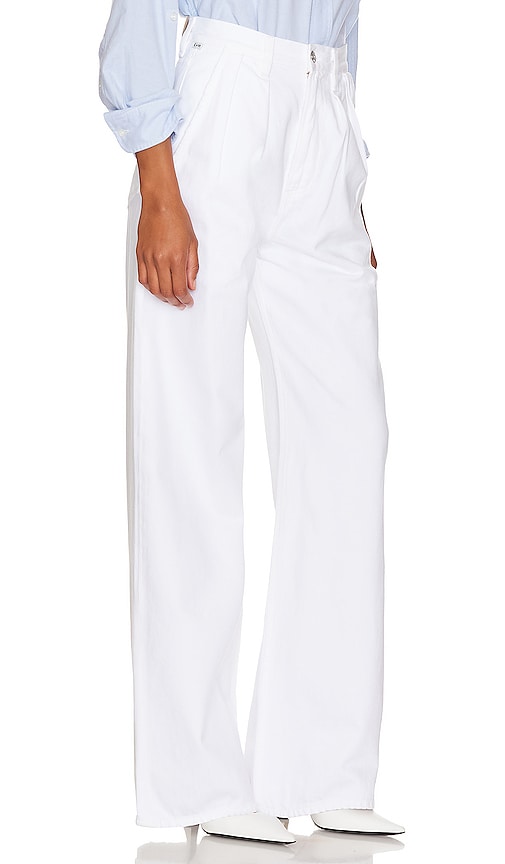 Citizens of Humanity Maritzy Pleated Trouser in White