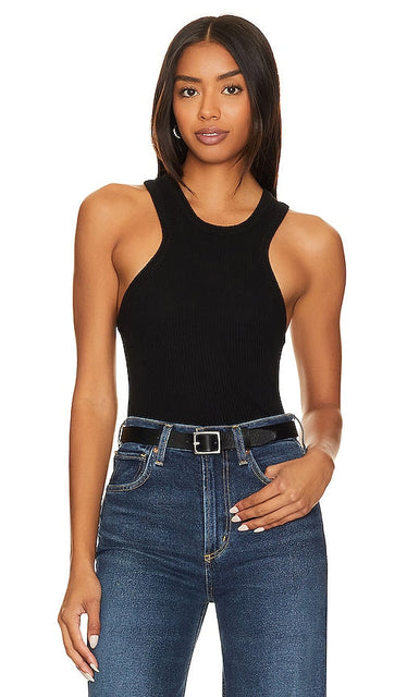 Citizens of Humanity Melrose Tank in Black - Débardeur Melrose Citizens of Humanity en noir - 人类公民梅尔罗斯黑色坦克 - Citizens of Humanity Melrose Tank in Schwarz - Citizens of Humanity 멜로즈 탱크블랙 색상 - Canotta Melrose di Citizens of Humanity in nero