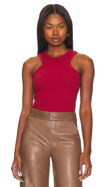 Citizens of Humanity Melrose Tank in Red - Débardeur Melrose de Citizens of Humanity en rouge - 人类公民梅尔罗斯红色坦克 - Citizens of Humanity Melrose Tank in Rot - Citizens of Humanity 멜로즈 탱크레드 색상 - Canotta Melrose di Citizens of Humanity in rosso