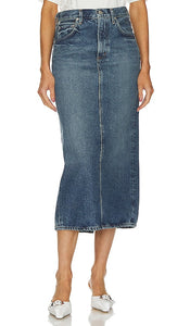 Citizens of Humanity Peri Pencil Skirt in Blue - Jupe crayon Peri Citizens of Humanity en bleu - Citizens of Humanity Peri 蓝色铅笔裙 - Citizens of Humanity Peri Bleistiftrock in Blau - Citizens of Humanity 페리 펜슬 스커트 블루 색상 - Gonna a tubino Peri di Citizens of Humanity in blu