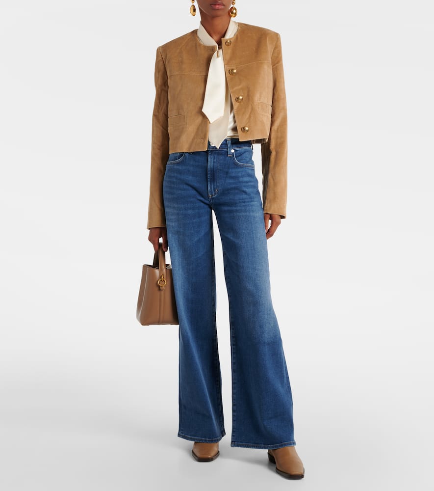 Citizens of Humanity Pia cropped cotton corduroy jacket