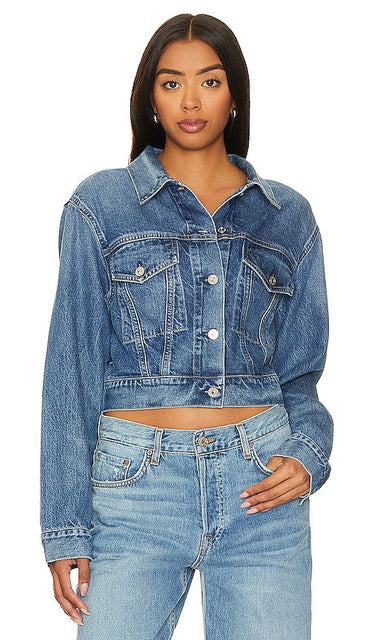 Citizens of Humanity Sorentti Cardigan Jacket in Blue - Veste cardigan Sorentti Citizens of Humanity en bleu - Citizens of Humanity Sorentti 蓝色开衫夹克 - Citizens of Humanity Sorentti Cardigan-Jacke in Blau - Citizens of Humanity SORENTTI 카디건 재킷블루 색상 - Giacca cardigan Sorenti Citizens of Humanity in blu