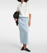 Citizens of Humanity Verona mid-rise denim midi skirt