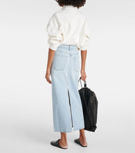 Citizens of Humanity Verona mid-rise denim midi skirt