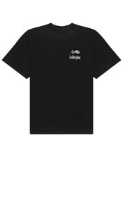 Civil Regime Bugs Racing American Classic Oversized Tee in Black