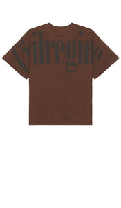 Civil Regime Concrete 199X Tee in Brown - T-shirt 199X en béton du régime civil en marron - Civil Regime Concrete 199X 棕色 T 恤 - Civil Regime Concrete 199X T-Shirt in Braun - Civil Regime Concrete 199X 티셔츠 브라운 색상 - T-shirt 199X in cemento del regime civile in marrone