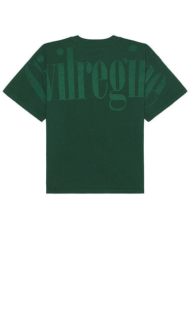 Civil Regime Concrete 199X Tee in Green - T-shirt 199X en béton du régime civil en vert - Civil Regime Concrete 199X 绿色 T 恤 - Civil Regime Concrete 199X T-Shirt in Grün - Civil Regime Concrete 199X 티셔츠 - T-shirt 199X in cemento del regime civile in verde