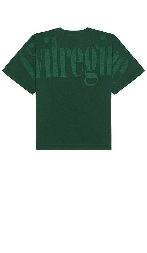 Civil Regime Concrete 199X Tee in Green - T-shirt 199X en béton du régime civil en vert - Civil Regime Concrete 199X 绿色 T 恤 - Civil Regime Concrete 199X T-Shirt in Grün - Civil Regime Concrete 199X 티셔츠 - T-shirt 199X in cemento del regime civile in verde
