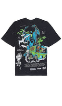 Civil Regime Mystery Machine American Classic Oversized Tee in Black - T-shirt surdimensionné classique américain Civil Regime Mystery Machine en noir - Civil Regime Mystery Machine 美国经典黑色超大 T 恤 - Civil Regime Mystery Machine American Classic Übergroßes T-Shirt in Schwarz - Civil Regime Mystery Machine 아메리칸 클래식 오버사이즈 티셔츠 블랙 색상 - Maglietta oversize classica americana del regime civile Mystery Machine in nero