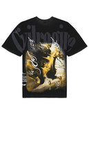 Civil Regime Running Wild American Classic Oversized Tee in Black - Civil Regime Running Wild American Classic - T-shirt surdimensionné noir - Civil Regime Running Wild 美国经典黑色超大 T 恤 - Civil Regime Running Wild American Classic Übergroßes T-Shirt in Schwarz - Civil Regime Running Wild American 클래식 오버사이즈 티셔츠 블랙 색상 - T-shirt oversize classica americana selvaggia del regime civile in nero