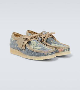 Clarks Originals Wallabee floral jacquard moccasins