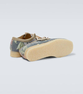 Clarks Originals Wallabee floral jacquard moccasins