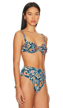 Cleobella Beckett Bikini Top in Blue