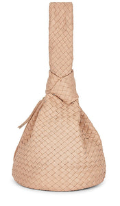 Cleobella Celine Woven Handbag in Beige