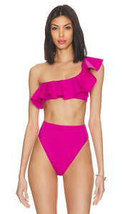 Cleobella Mae Bikini Top in Fuchsia - Haut de bikini Cleobella Mae en fuchsia - Cleobella Mae 紫红色比基尼上衣 - Cleobella Mae Bikinioberteil in Fuchsia - Cleobella Mae 비키니 탑 - Top bikini Cleobella Mae in fucsia