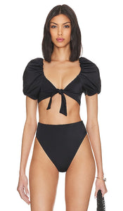 Cleobella Maude Bikini Top in Black - Haut de bikini Cleobella Maude en noir - Cleobella Maude 黑色比基尼上衣 - Cleobella Maude Bikinioberteil in Schwarz - Cleobella Maude 비키니 탑 - Top bikini Cleobella Maude in nero